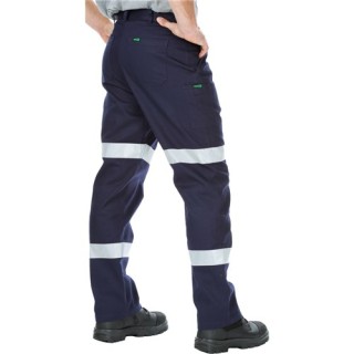 Workit 1011 Cotton Drill Regular Weight Biomotion Taped Work Pants:Navy