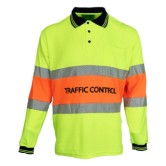 Workit 5004TC Traffic Control Long Sleeve Poly Cotton Poly Taped Shirt 